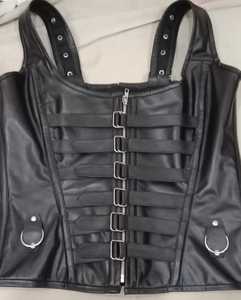OEM ODM <b>Gothic</b> Lace Wedding Breathable Woven Canvas Front Busk Bust Cups Steel Boned Shapers Leather <b>Corset</b> High Compression - Product Image 1