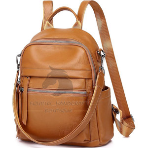 Mochila de Cuero de Primera Calidad Recién Llegada, Mochila de Cuero Cómoda, Mochila de Cuero Genuino - Product Image 2