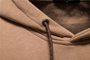 Sweat à capuche classique 2026 en gros, avec cordon de serrage et broderie, 100 % coton respirant, impression personnalisée, par le fabricant - Product Image 2
