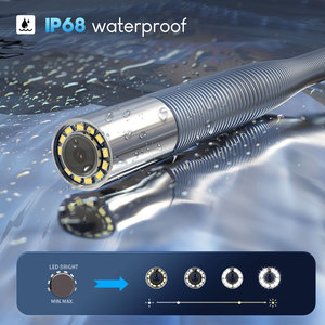 Caméra d'inspection de canalisation autonivelante 40m avec écran IPS 10 pouces 1080P HD, transmetteur 512Hz, localisateur, compteur de mètres, DVR et tige de poussée 7mm - Product Image 5