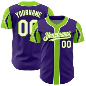 Maillot de baseball et softball personnalisé 2026, taille américaine, impression par sublimation thermique, anti-bactérien, 100 % polyester, logo et nom - Product Image 4