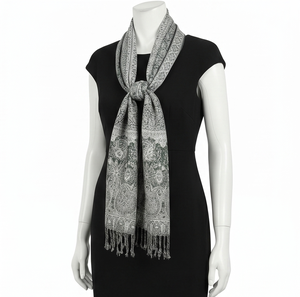 Bufanda Cuadrada de Viscosa para Mujer AHE-Textile, Reversible, Floral, para Invierno, Larga, Duradera, Cálida, Ligera, para Uso Diario en Exteriores - Product Image 2