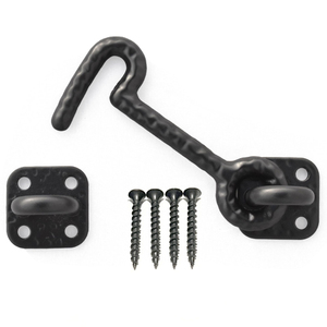 Rustic Metal Wall <b>Hook</b> Heavy-Duty Single Coat <b>Hook</b> for Home Bathroom Clothing Storage Usage Installation with Drill - Product Image 1
