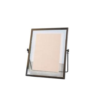 Marco de Fotos Flotante de Vidrio y Metal Negro de la Más Alta Calidad, Exhibidor de Fotos de Sobremesa, Decoración para el Hogar a Excelente Precio - Product Image 1