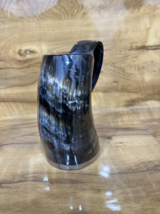 Taza de Cuerno de Búfalo Natural Pulido de Diseño Único, Ecológica, de la Mejor Calidad para Fiestas, Hoteles, Hogares y Restaurantes - Product Image 4