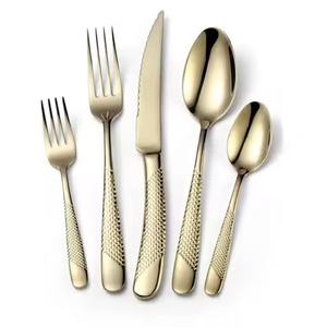 Ensemble de couverts en acier inoxydable de qualité supérieure, couverts professionnels pour la restauration, service de buffet d'hôtel - Product Image 1