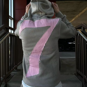 Conjuntos Deportivos Casuales Personalizados para Hombre, 100% Algodón, Traje Deportivo de Invierno, Chaqueta con Cremallera y Capucha, Pantalones Acampanados, Leggings, Conjunto de 2 Piezas - Product Image 6