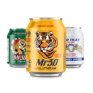 Boissons énergisantes en gros 250ml en canettes aluminium, boissons exotiques, dynamite énergétique pour le sport, de la marque A&B Vietnam OEM ODM - Product Image 3