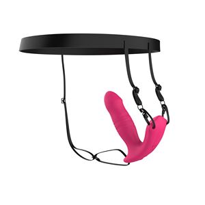 Nuevo Vibrador de Moda para Fiestas con Correas, Resistente al Agua IPX6, Recargable por USB, 10 Frecuencias, Color Rojo Rosa, Estimulación para Adultos - Product Image 2