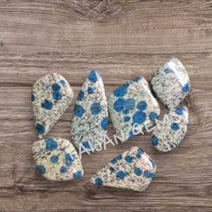 หินแจสเปอร์หลังเบี้ยทรงหลวมทำมือหินอัญมณีขนาดฟรีไซส์100% K2ธรรมชาติ - Product Image 2