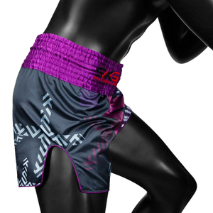 Pantalones Cortos de Muay Thai de Color Sólido, Pantalones Cortos de Lucha Sublimados, Pantalones Cortos de Entrenamiento de Boxeo MMA - Product Image 3
