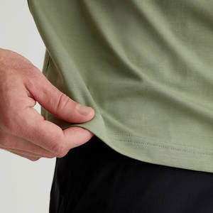 เสื้อยืดคอกลมโอเวอร์ไซส์ผ้าฝ้าย 100% หนานุ่มสำหรับผู้ชาย ออกแบบเองได้ เสื้อยืดเปล่าสำหรับผู้ชาย สามารถสั่งทำได้ - Product Image 6