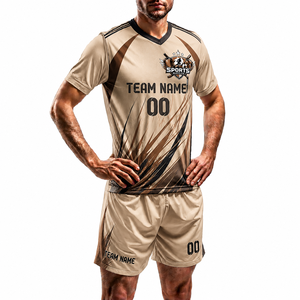 Camiseta de Fútbol de Primera Calidad, Tejido de Poliéster de Alto Rendimiento, Transpirable, con Malla que Absorbe la Humedad, Ligera y Cómoda - Product Image 1