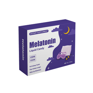 OEM 개인 라벨 멜라토닌 구미 액체 사탕 불면증 수면 보조제 공급 - Product Image 1