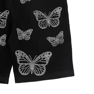 Pantalones Cortos de Moda para Hombre con Pedrería, de Alta Calidad, con Logotipo/Colores Personalizados, Ligeros, a Precio Económico OEM - Product Image 6