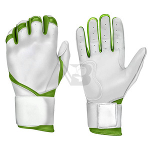 High Quality Black Polyester Sinewy Sports Softball <b>Baseball</b> Batting <b>Gloves</b> Hook Loop Closure Left-Handed Breathable Durable - Product Image 5