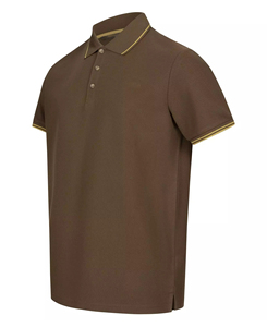 Polo léger en piqué de coton uni à manches courtes pour homme – Coupe décontractée, respirant, tricoté, design simple 2026 - Product Image 3