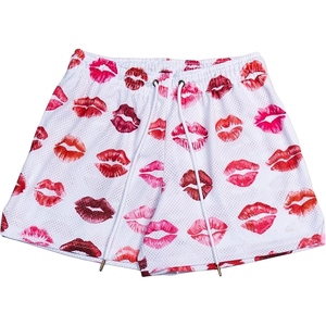 Shorts de sport décontractés pour hommes, classiques, en mesh, imprimés par sublimation, légers, pour l'entraînement au basketball - Product Image 2