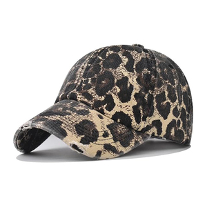 Gorra de béisbol de algodón lavado con estampado de lazos, al por mayor, con borde deshilachado, unisex, estilo Dad Hat, tela de satén personalizada, transpirable/impregnable, con encaje. - Product Image 1
