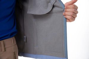 Servicio OEM, Chaqueta de Invierno para Hombre, Softshell con Forro de Piel, Impermeable, Cortavientos, Transpirable, Ecológica, Informal, con Logotipo Frontal, Exterior de Poliéster - Product Image 4