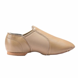 Chaussures de danse jazz Baifa Enterprises BFA-786 en cuir, à enfiler, talon plat, doublure en coton, semelle en caoutchouc, pour femmes/hommes, taille 7.5-8 - Product Image 4