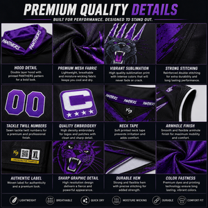 Maillot de football américain personnalisé pour jeunes, séchage rapide, sublimation, maillot d'équipe, fabricant de vêtements de sport OEM ODM sous marque privée - Product Image 4