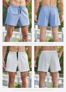 <b>Men's</b> Green Geometric <b>Pattern</b> Drawstring <b>Shorts</b> Quick Dry Casual Mid Waist Woven Polyester Sport <b>Shorts</b> <b>men</b> summer <b>shorts</b> - Product Image 4