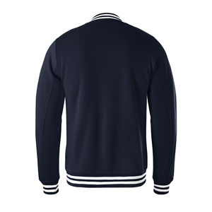 Reasonable Price Men Varsity Jacket Regular Fit Stand Collar Button Closure Casual Style Autumn Wear New Arrival 100% Wool - Product Image 3