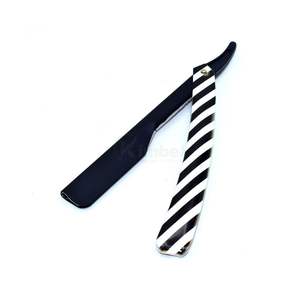 Rasoir droit plaqué or, outil de rasage de luxe pour barbier, shavette en acier inoxydable, fabricant sur mesure - Product Image 6