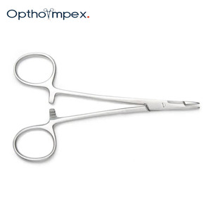 Porte-aiguille vétérinaire manuel en acier inoxydable pour la chirurgie animale et l'utilisation clinique - Product Image 2