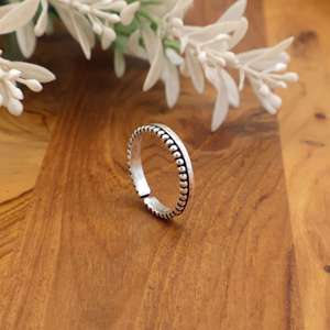 Tiny doted adjustable Toe <b>Ring</b> Brass Jewelry for Women, Filigree <b>Ring</b>, Foot <b>Finger</b> <b>Ring</b>, Boho Foot Jewelry, Gift for Her - Product Image 3