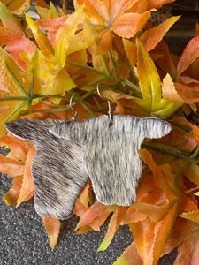 Western Stylish Handmade Cowhide Fur Leather <b>Earrings</b> Genuine Hair on Hide Cute <b>Earrings</b> - Product Image 3