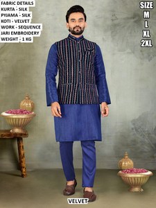 Ethnic <b>navy</b> Royal set - Product Image 4