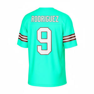 เสื้ออเมริกันฟุตบอลพิมพ์ลายโลโก้ตามสั่ง ขายส่งแบบรีดร้อน - Product Image 4