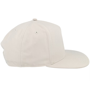 Casquettes personnalisées en coton sergé, casquette snapback à 5 panneaux avec logo brodé, bord légèrement incurvé non structuré, casquette personnalisée à profil bas - Product Image 3