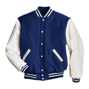 Wholesale Custom New Arrival Streetwear Comfortable Fit Custom Varsity <b>Jacket</b> for Men Customized Fashion Logo Men Varsity <b>Jacket</b> - Product Image 4