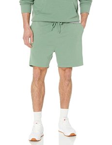 <b>Mens</b> Lightweight Solid Summer <b>Shorts</b> with Front Logo Breathable Fabric Comfortable Fit for Daily Wear Outdoor Activities - Product Image 5