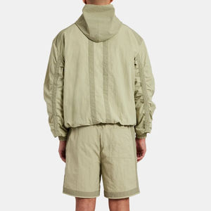 Conjunto Corto de Chaqueta Cortavientos Reflectante para Hombre de Alta Calidad, Ropa Deportiva de Marca Privada, Transpirable y Cómoda - Product Image 5