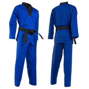 Meilleur design actuel, uniforme de taekwondo personnalisé avec logo de marque, combinaison d'entraînement Dobok, couleur unique, fabricant en gros - Product Image 3
