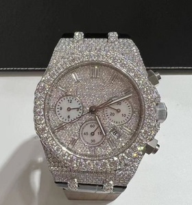 Montre pour homme DAZZLING JEWELS, luxe sur mesure, haute qualité, mouvement mécanique, boîtier et bracelet personnalisables, acier inoxydable - Product Image 1