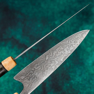 Couteau de chef en acier Damas fait main de luxe pour la cuisine, outil de cuisson professionnel offrant une performance de coupe fluide - Product Image 2