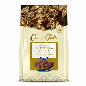 Chocolate Compuesto Fancy Foods, Venta Directa de Fábrica, Botones de Chocolate con Leche 1KG, Galletas, HALAL, OEM/ODM, Precio Competitivo - Product Image 1
