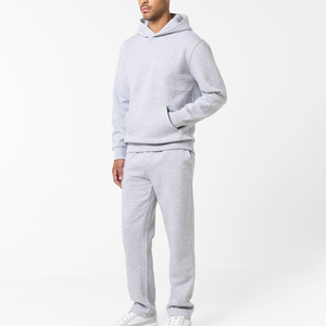 Wholesale Winter 100% Cotton Heavy <b>Weight</b> Thick Hoodies Custom Print Design Oversized Drop Shoulder <b>Blank</b> Men Hoodie for Men - Product Image 1