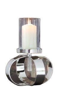 Pot de rangement en verre Offre Spéciale, bougeoir en métal/vente en gros, nouvelle mode, pot de bougie carré en verre transparent, support de bougies - Product Image 2