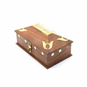 Caja de Madera de la Mejor Calidad, Hecha a Mano en India, con Incrustaciones de Latón, para Guardar Recuerdos, Multiusos, de Madera de Palisandro, Decoración de Madera Sheesham - Product Image 3