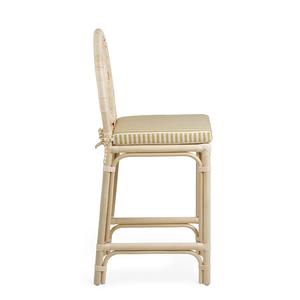 Nouveauté, meilleur prix, chaise de bar en rotin naturel écologique faite à la main avec coussin pour cuisine et bar, d'un fabricant vietnamien - Product Image 2