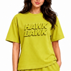 <b>Women's</b> <b>Short</b> Sleeve <b>T</b> <b>Shirt</b> <b>And</b> <b>Shorts</b> <b>Set</b> Crew Neck Loose Fit Breathable Cotton Casual Summer Style Breathable Fabric - Product Image 4