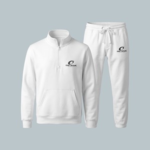 Conjunto Deportivo Personalizado para Hombre, 100% Algodón, Sudadera con Cierre de Cremallera y Pantalones Deportivos de Felpa Francesa Gruesa - Product Image 5
