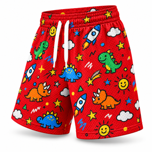 Pantalones Cortos Deportivos de Malla Transpirables de Secado Rápido para Niños y Niñas, Ideales para Baloncesto y Running, Venta al por Mayor 2026 - Product Image 3