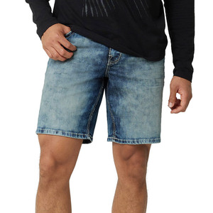 Shorts de mezclilla personalizados al por mayor con MOQ bajo para hombre, shorts de mezclilla para hombre con logotipo personalizado y diseño de última moda - Product Image 1